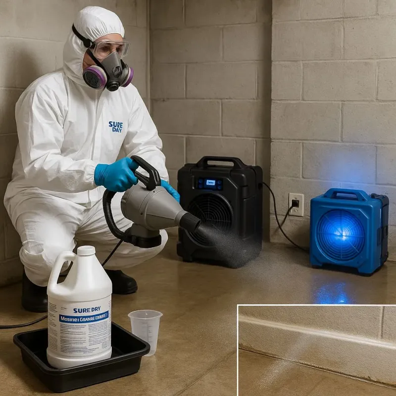 Sanitization and Odor Removal process in Buda, TX