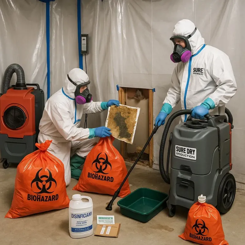 Contaminated Water Handling Protocols process in Buda, TX